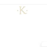 Antique Plain Letter Foil Correspondence Cards