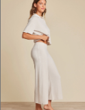 CCUL Side Stripe Crop Pant | Sand Dune
