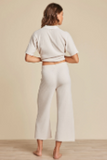 CCUL Side Stripe Crop Pant | Sand Dune