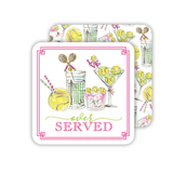 Square Hand Painted Coaster