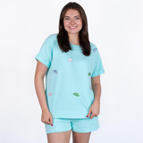 Monterosso Short Sleeve Top | Capri