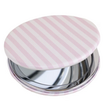 Classic Stripe Picket Mirror | White/Light Pink