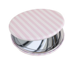 Classic Stripe Picket Mirror | White/Light Pink