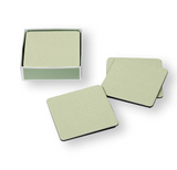 Felt Backed Lizard Coasters | Moss Green