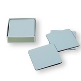 Felt Backed Lizard Coasters | Aqua