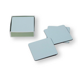 Felt Backed Lizard Coasters | Aqua