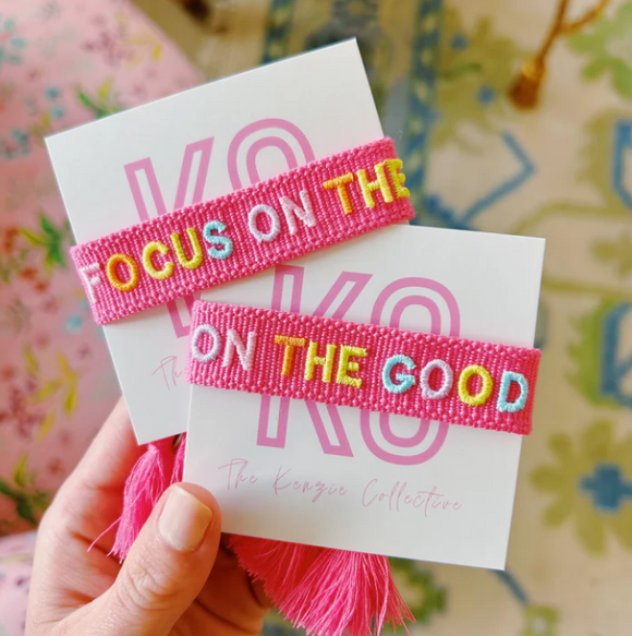 Focus on the Good Tassel Bracelet
