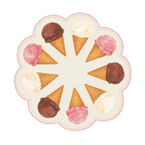 Die-cut Ice Cream Placemat | 12 sheets
