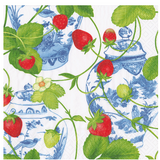 Strawberries and Cream Cocktail Napkin