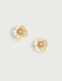Wildflower Enameled Stud Earrings