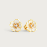 Wildflower Enameled Stud Earrings