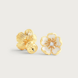 Wildflower Enameled Stud Earrings