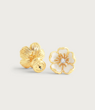 Wildflower Enameled Stud Earrings