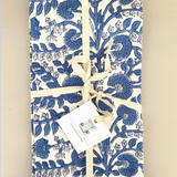 Cactus Flower Blue Tea Towel | Set of 2