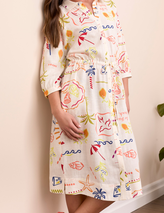 Shirt Dress | Summer White