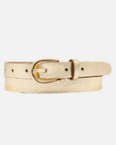 Eva Metallic Leather Belt