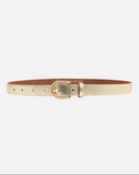 Eva Metallic Leather Belt