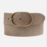Fien Classic Leather Belt | Taupe