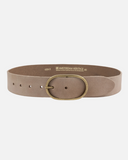 Fien Classic Leather Belt | Taupe