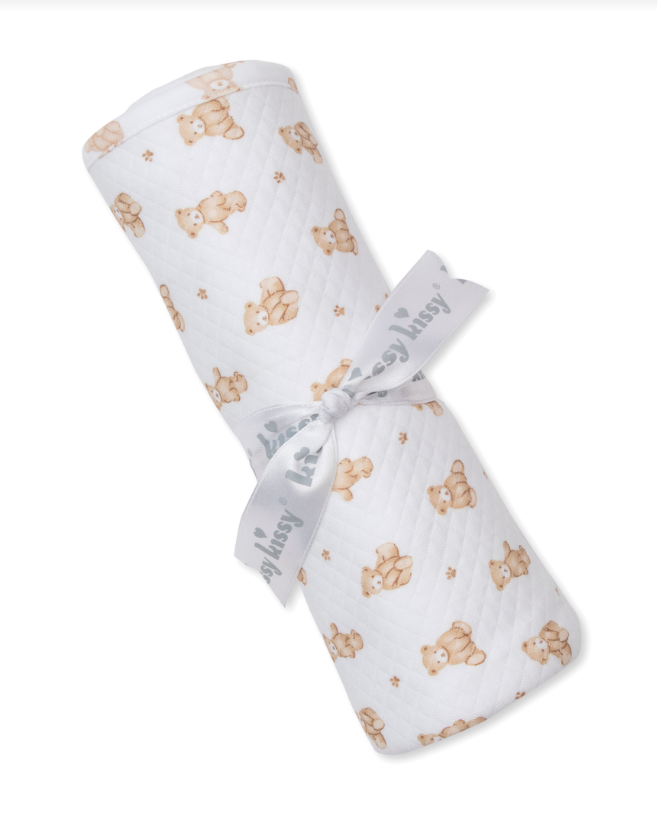 Jacquard Blanket | Teddy Bear Time