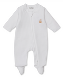 Jacquard Footie with Zipper | Teddy Bear Time