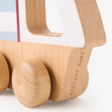 Wooden Push Toy Sail Boat