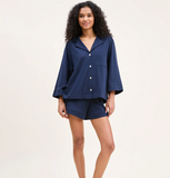 Olivia Pima Short Set | Navy