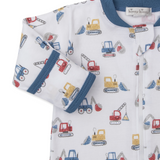 Footie w/Zipper | Construction Diggers