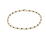 Gameday Hope Sincerity Pattern 2mm Bead Bracelet | Dark Green