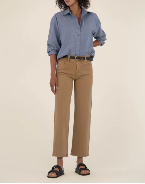 Charlotte High Rise Wide Leg | Caramel