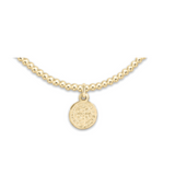 Classic Gold 2mm Bracelet - Blessing Small Gold Disc