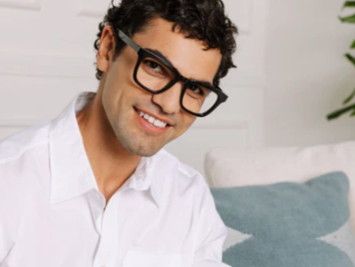 Cavern Progressive Reading Glasses | Coffee