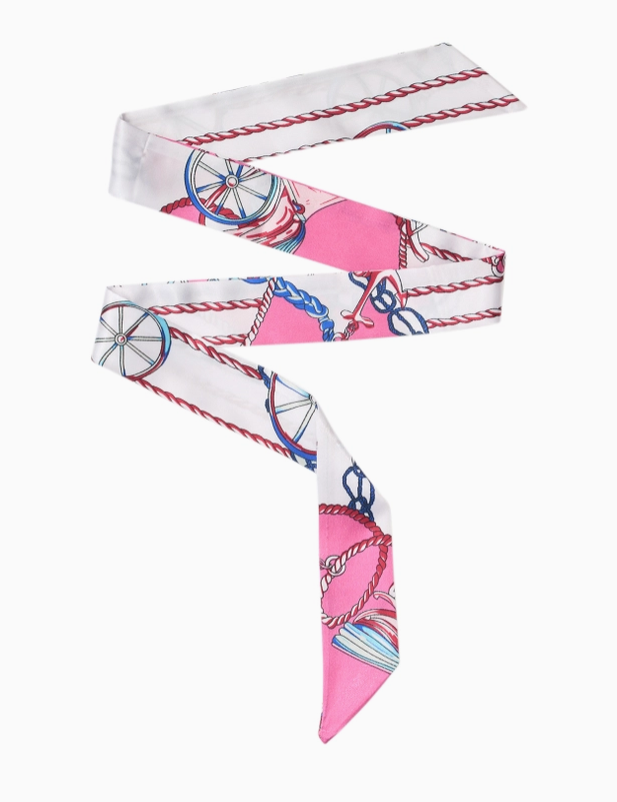 Twilly Silk Scarves For Handbags | Assorted Color