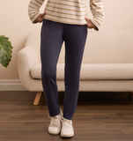 Scuba Knit Contrast Trim Pull On Pant | Sapphire