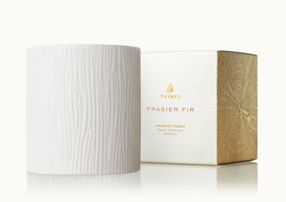 Frasier Fir Petite Ceramic Gilded Candle