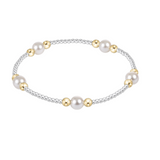 Purpose Pearl 6mm Bead Bracelet - Mixed Metal
