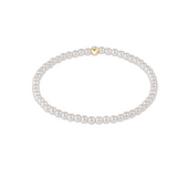 Classic Pearl 3mm Bead Bracelet