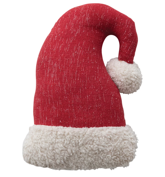 Woven Cotten Santa Hat Shaped Pillow