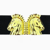 Medallion Belt Buckle | Horses