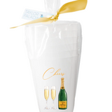 Frost Flex Cup Set | Cheers Champagne Bottle