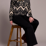 Crew Neck Sweater | Black