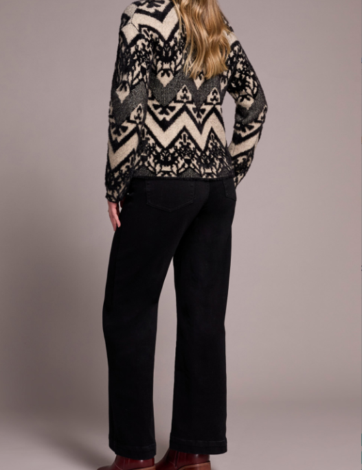 Crew Neck Sweater | Black