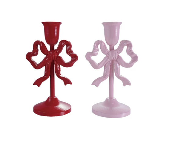 Cast Iron Bow Taper Holder