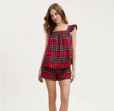 Brushed Twill Clara Short Set | Imperial Tartan