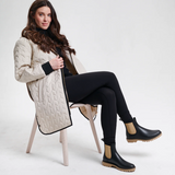 Lightweight Water Resistant Hooded Puffer Coat | Oyster