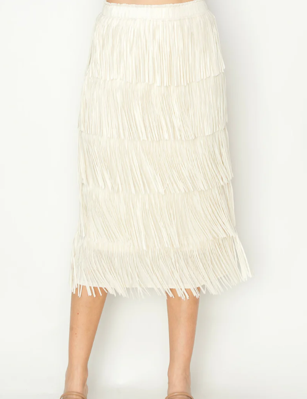 Jayleen Fringe Skirt
