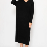 Sianna Sweater Dress | Black