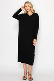 Sianna Sweater Dress | Black