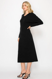 Sianna Sweater Dress | Black