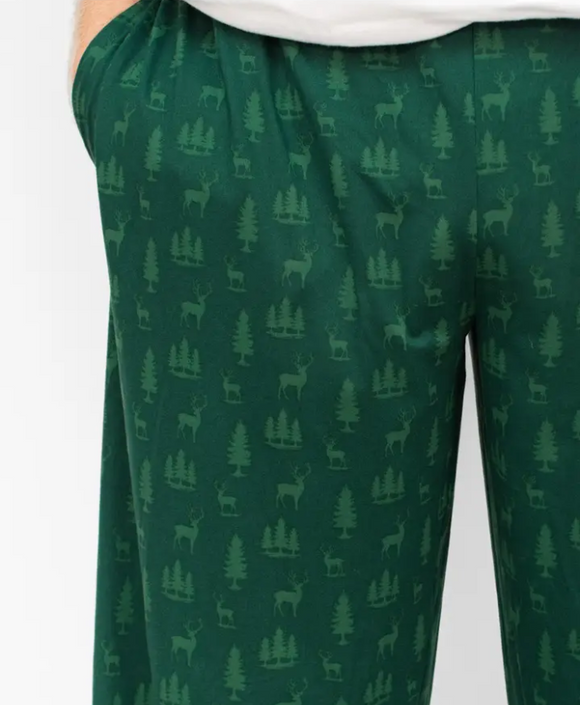 Men's Woodsy Deer Sleep Pants | Hunter